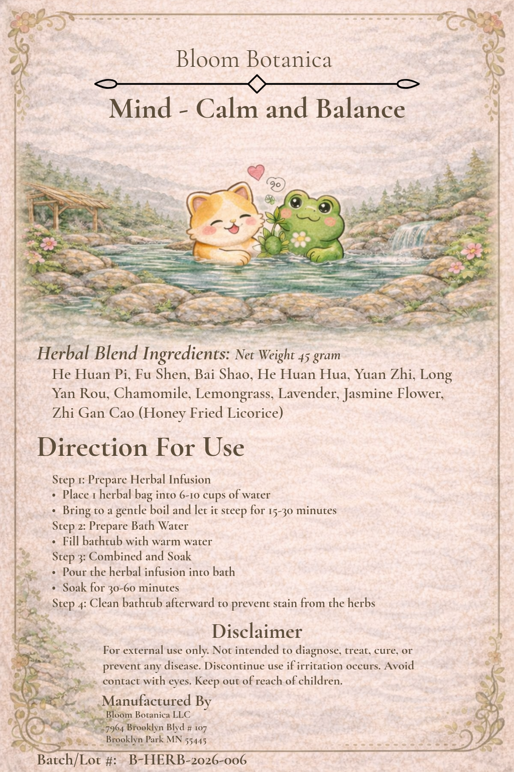 single pack mind calm and balance single pack mind calm and balance