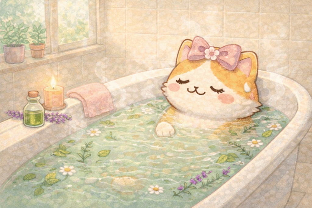 cat hot tub relax cat hot tub relax